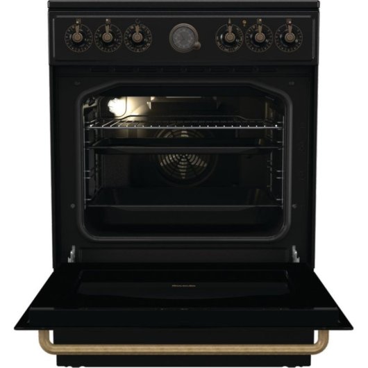 Cuisinière électrique Gorenje GECS6B70CLB 4 zones ceramiques 71 L