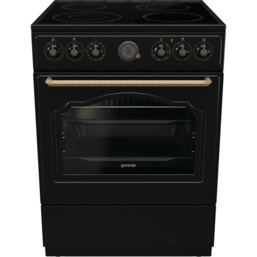 Cuisinière électrique Gorenje GECS6B70CLB 4 zones ceramiques 71 L