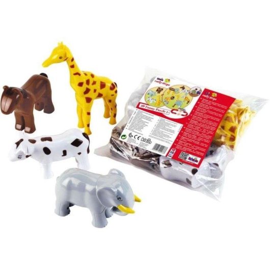 Puzzle Magnético Infantil Klein Funny Puzzle Animales 3D Set 4 Piezas
