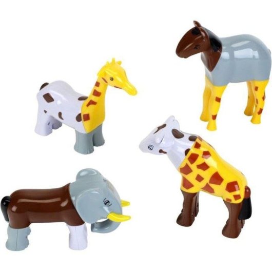 Puzzle Magnético Infantil Klein Funny Puzzle Animales 3D Set 4 Piezas