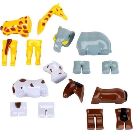Puzzle Magnético Infantil Klein Funny Puzzle Animales 3D Set 4 Piezas