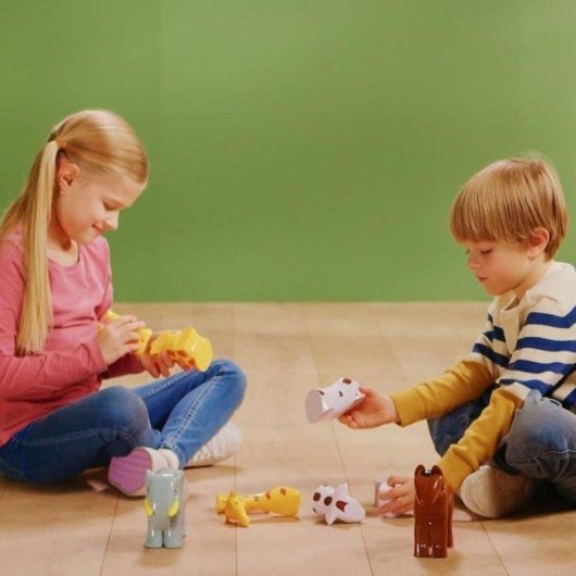 Puzzle Magnético Infantil Klein Funny Puzzle Animales 3D Set 4 Piezas