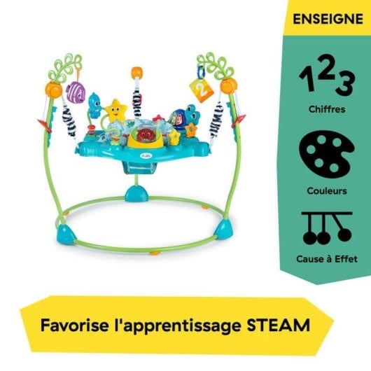 Área de Jogo Educativa Baby Einstein Ocean Explorers Curiosity Cove 2 em 1