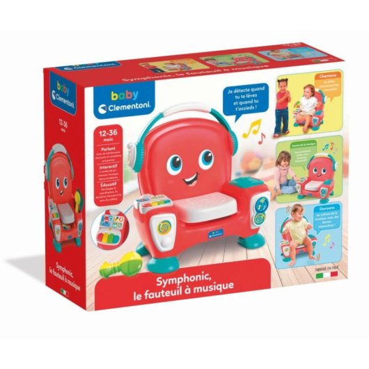 Assento musical Clementoni Symphonic com sensor de assento