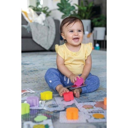 Puzzle sensoriel Infantino My First Sensory & Shapes Fruits 24 pièces