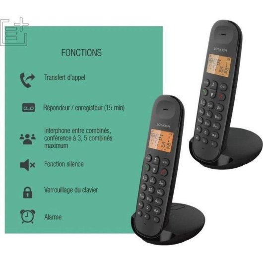 Telephone Logicom Iloa 255t Duo DECT