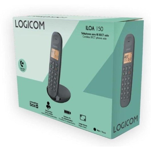 Telephone fixe Logicom ILOA 150 Solo DECT Sans Fil