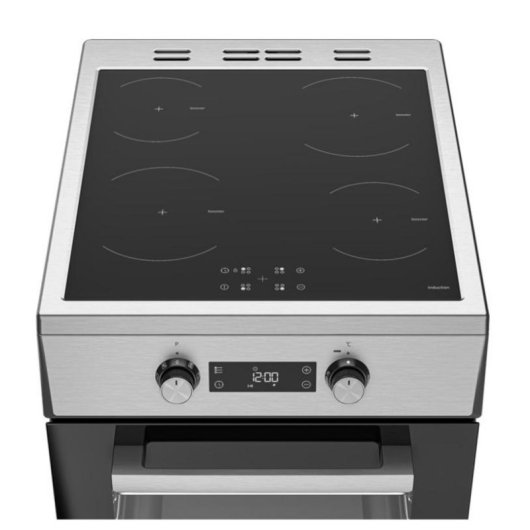 Cuisine a induction BEKO FSM59300XDS Quatre foyers 60 L