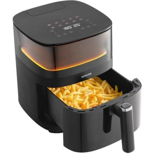 Air Fryer Sencor SFR 5050BK 5L 1500W 10 Programas Ecrã Digital