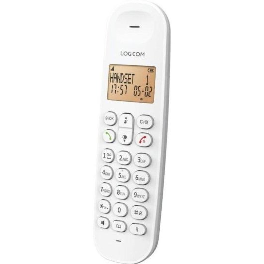 Telefono fisso senza fili Logicom ILOA 155T Bianco Mains Libres