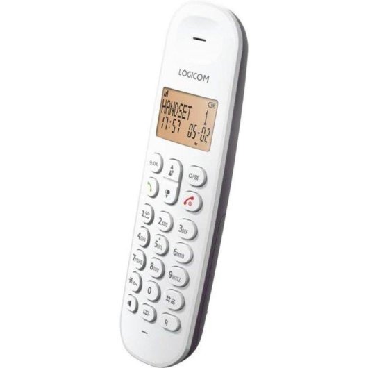 Teléfono inalámbrico DECT Logicom Iloa 150 Gran Pantalla 4 Líneas Manos Libres