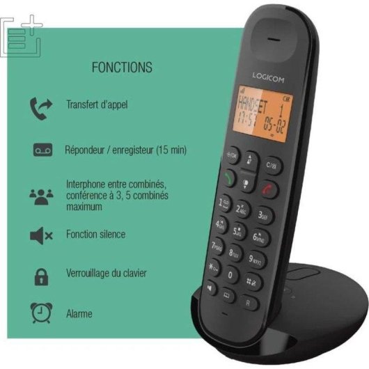 Dect GAP Telefon Logicom Iloa 155t