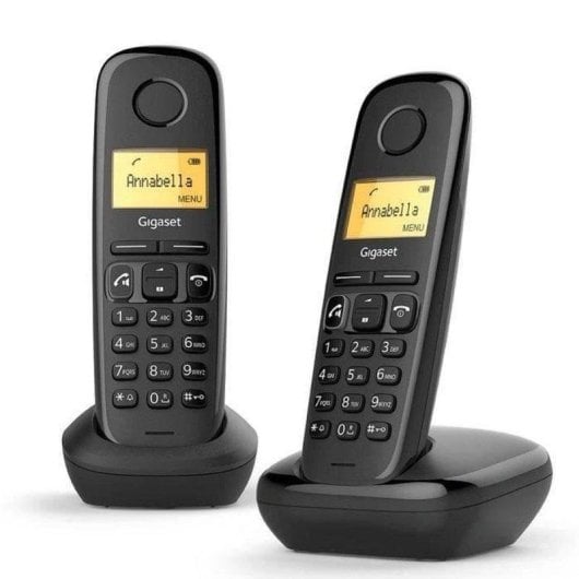 Schnurloses Telefon Gigaset A270 Duo mit Anrufer-ID, Freisprechen, 80 Kontakte