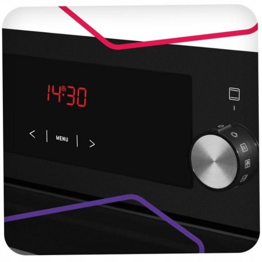 Horno Multifunción Amica EB7541DB FINE 65L 60cm Limpieza Manual A con Grill Negro