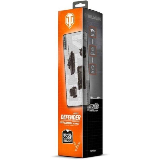 Tapis de souris gaming Yenkee Defender YPM WT90 XL 900x400x4 mm noir