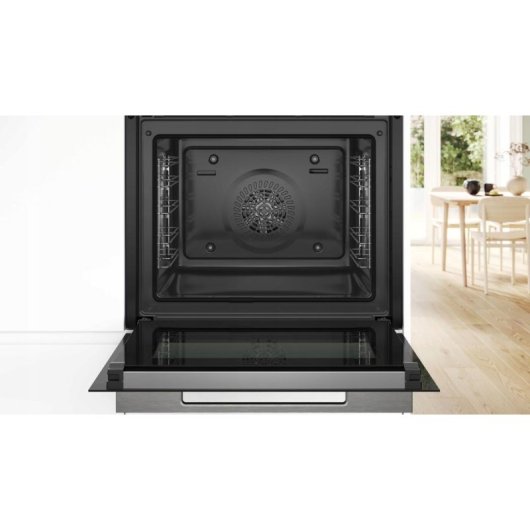Horno Multifunción Bosch HBG7722B1 71L 60cm Pirolítico A+ con AirFryer Negro