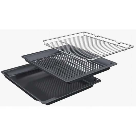Horno Multifunción Bosch HBG7722B1 71L 60cm Pirolítico A+ con AirFryer Negro