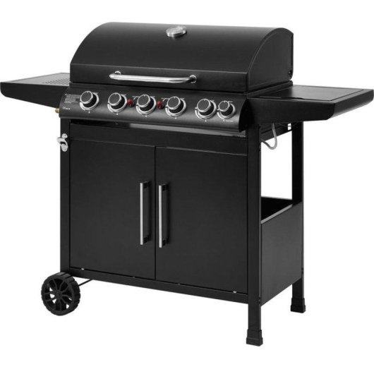 Barbecue au gaz Cookingbox Paarl 5sb 5 brûleurs principaux thermostat