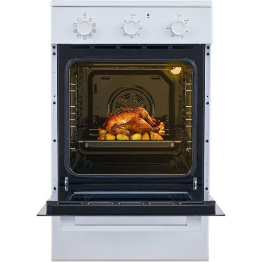 Plaque cuisson induction 50 cm Continental Edison CECI3F50W Blanche