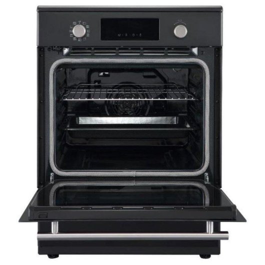 Cuisinière à induction Continental Edison CECI60FPB 65 L 3 zones 9 niveaux noir mat