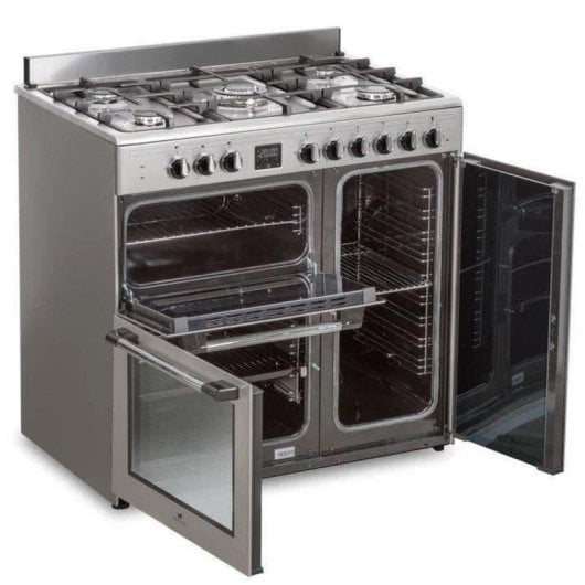 Cuisinière à gaz Continental Edison CECP903FIX 90 cm 5 feux 3 fours