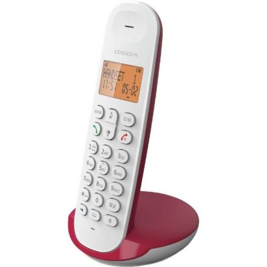 Teléfono inalámbrico Logicom Iloa 150 DECT manos libres pantalla LCD retroiluminada