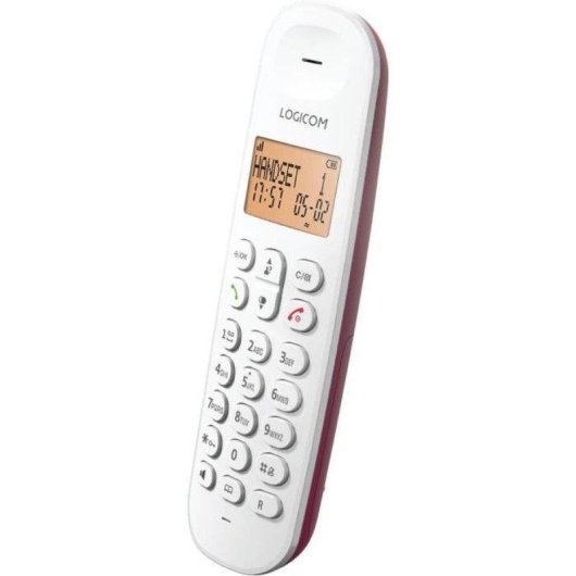 Teléfono inalámbrico Logicom Iloa 150 DECT manos libres pantalla LCD retroiluminada