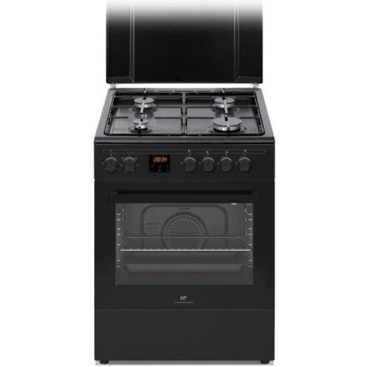 Cuisinière à gaz indépendante Continental Edison CECG60FCB1 4 feux Four catalytique 60L