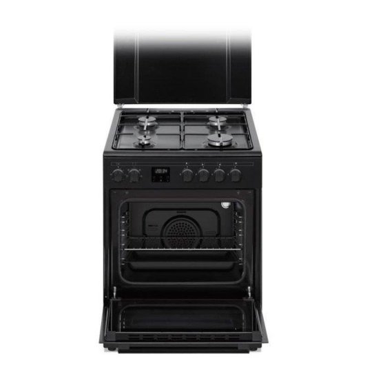 Cuisinière à gaz indépendante Continental Edison CECG60FCB1 4 feux Four catalytique 60L