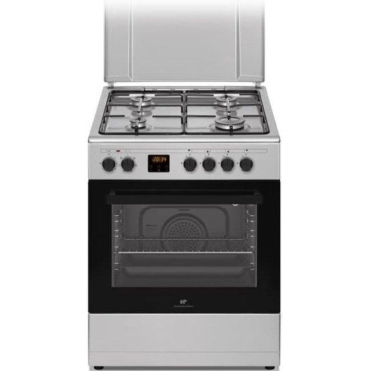 Cuisinière gaz Continental Edison CECG60FCS1 4 feux Four convection 60L