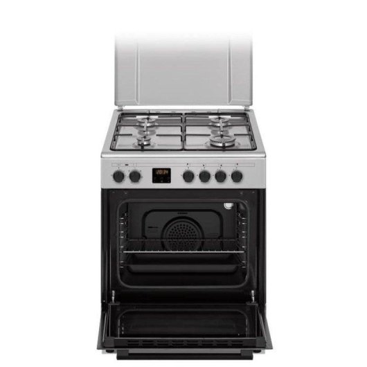 Cuisinière gaz Continental Edison CECG60FCS1 4 feux Four convection 60L