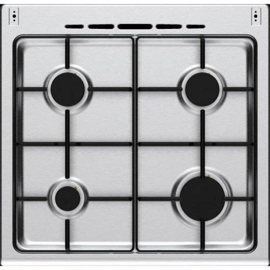 Cuisinière gaz Continental Edison CECG60FCS1 4 feux Four convection 60L