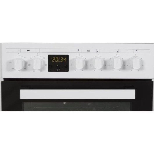 Herdstuhl Continental Edison CECV50FCW 4 Felder Glas 47L Pyrolyse Weiß