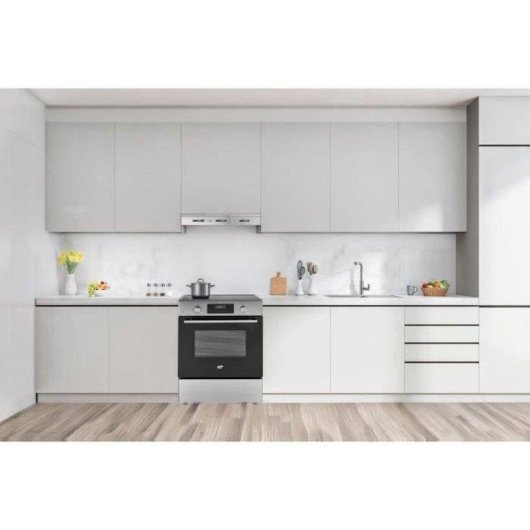 Cuisinière à induction Continental Edison Ceci60fps 3 zones four 65L pyrolyse