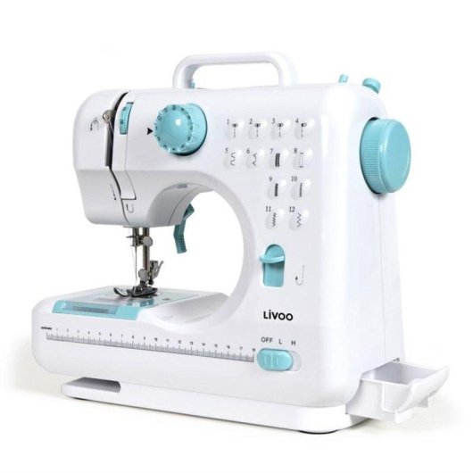 Máquina de Coser Portátil Livoo DOM547B 12 Puntadas Blanca