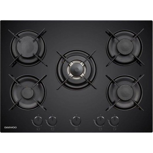 Piastra a gas Daewoo 5 fuochi Wok Booster