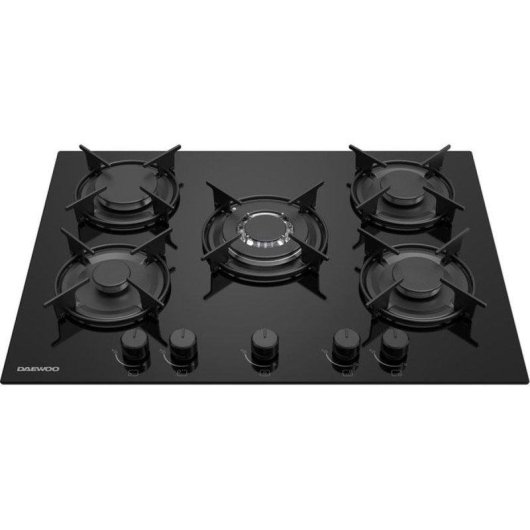 Piastra a gas Daewoo 5 fuochi Wok Booster