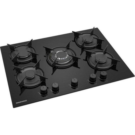 Piastra a gas Daewoo 5 fuochi Wok Booster