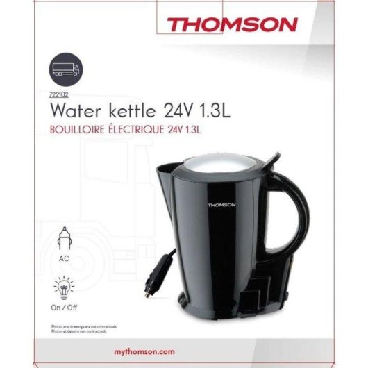 Hervidor Eléctrico Thomson 24V 1.3L 250W para Coche