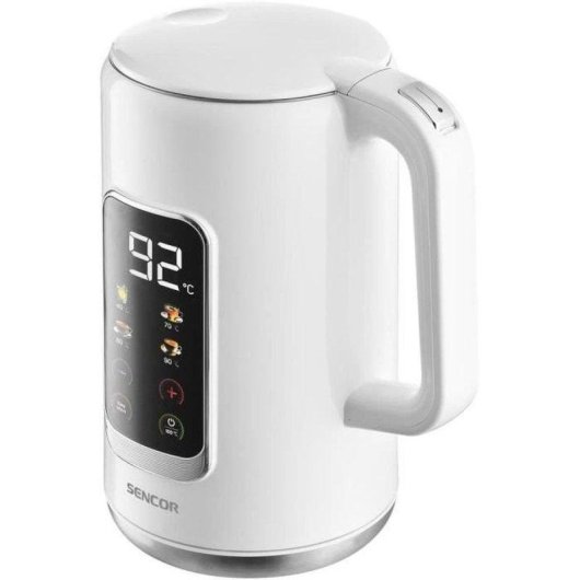 Chaleira Sencor SWK 0950WH 1,7 L Dupla Parede 2200 W Controlo LED