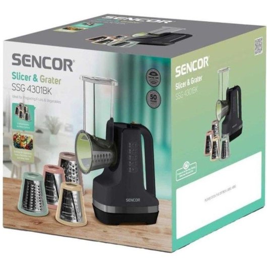 Rape et lamineur electrique Sencor SSG 4301BK