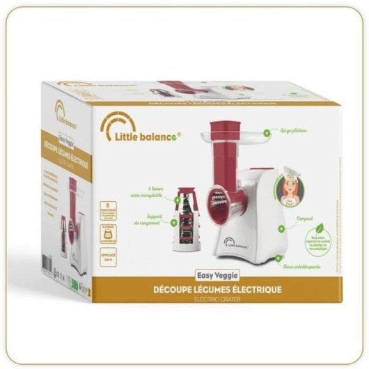 Coupe-legumes electrique Little Balance Easy Veggie 8701 4 en 1