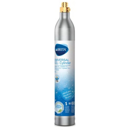 Cilindro de CO2 Brita 425 g Rosca para Carbonatador 60 L