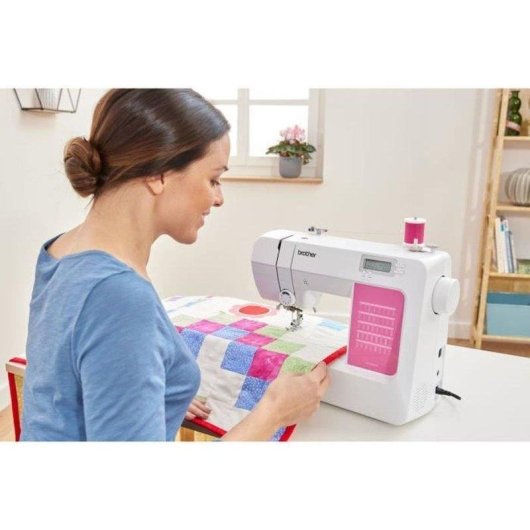 Máquina de Coser Electrónica Brother CS120WTSRF1 40 Puntadas LCD Brazo Libre