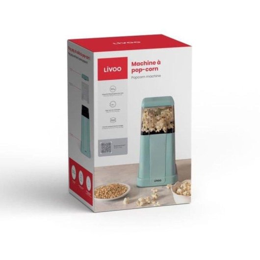 Machine a popcorn Livoo DOM497 1200 W bleu