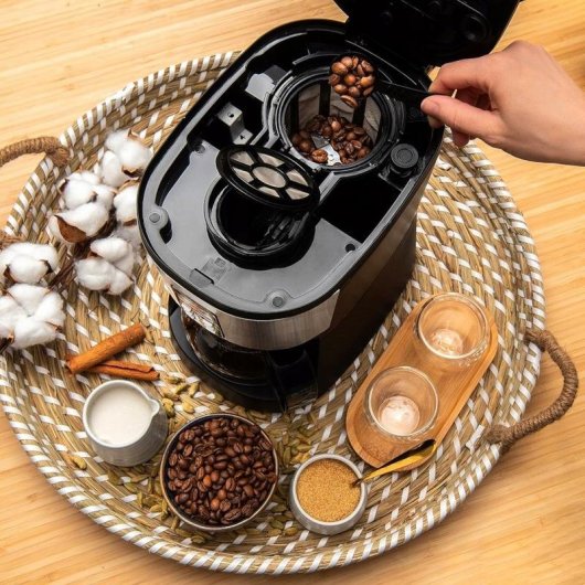 Máquina de café de filtro Daewoo DCM-1880N 0,75 L 6 chávenas com moinho