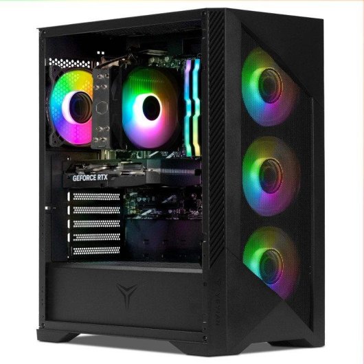 PC Sobremesa Yeyian Edge AMD Ryzen 5 5500 16 GB 1 TB SSD RTX 5060 Wi-Fi