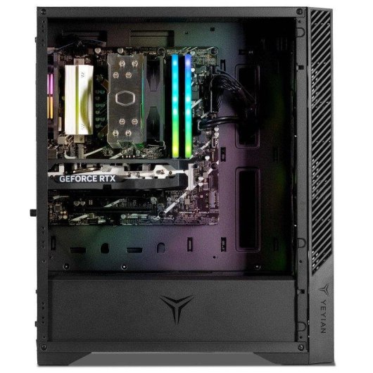 PC Sobremesa Yeyian Edge AMD Ryzen 5 5500 16 GB 1 TB SSD RTX 5060 Wi-Fi