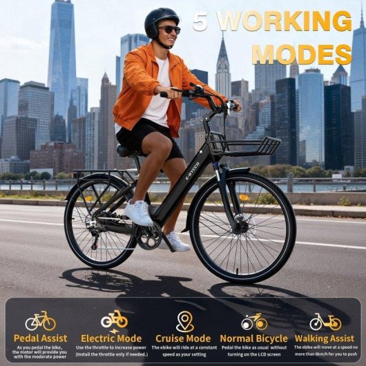 Bicicletta Elettrica E-BYCCO V1 500W 36V 15,6Ah 700C