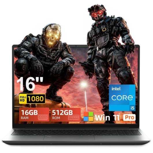 Portátil Micrear 16" Intel Core i5-8300H 16GB 512GB SSD Windows 11 Pro